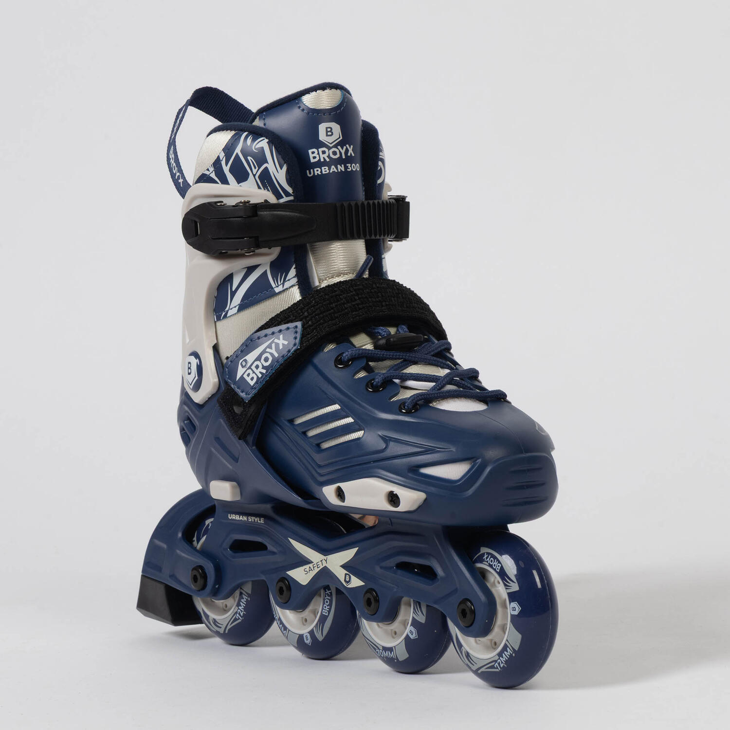 BROYX ADJUSTABLE FREERIDE INLINE SKATES URBAN 300 GREEN