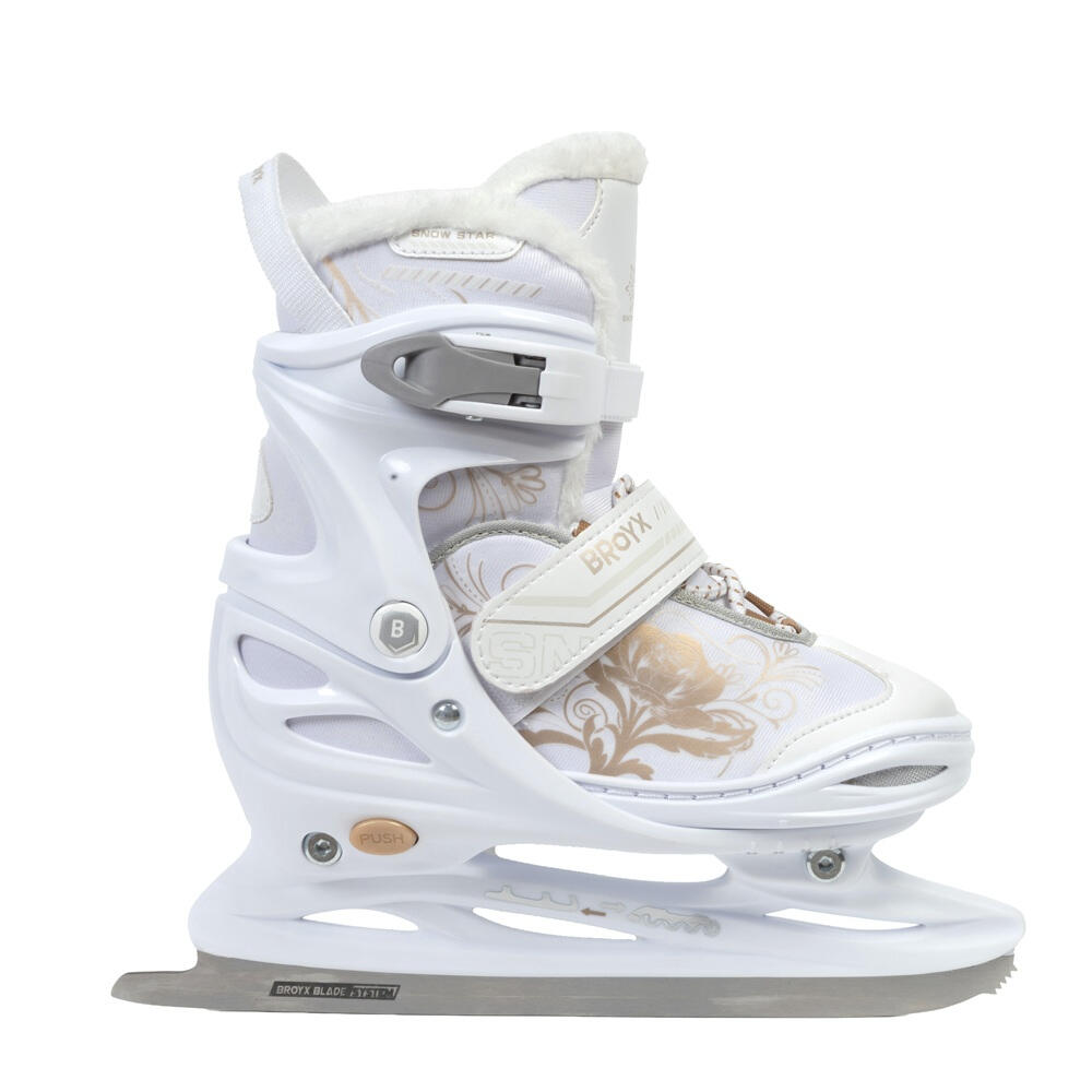 BROYX ADJUSTABLE ICE SKATES SNOWSTAR 500 BLUE