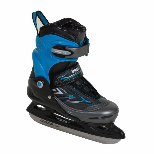 BROYX ADJUSTABLE ICE SKATES SNOWSTAR 400 BLUE